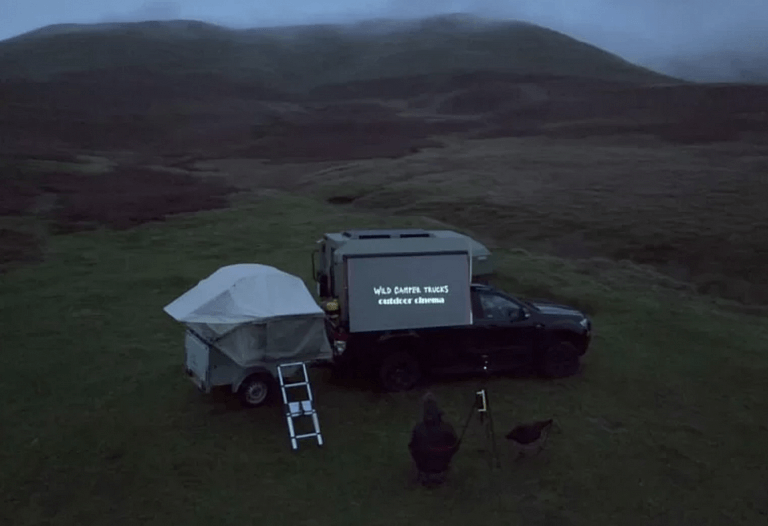 Wild Camper Truck outdoor cinema